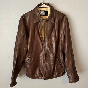 Vintage Nike Leather Jacket
